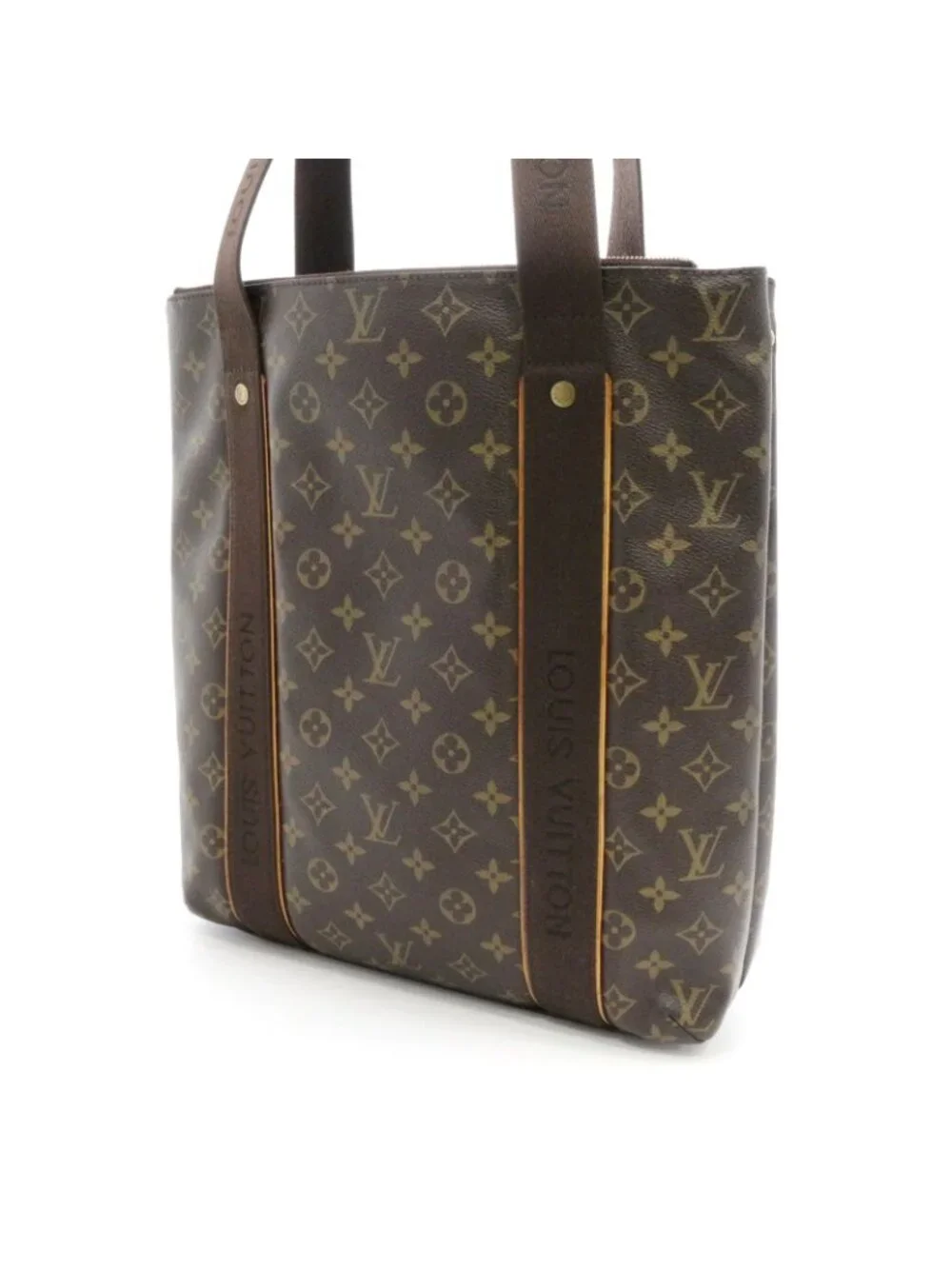 Louis Vuitton Cabas Beaubourg Monogram Tote Bag Canvas Brown